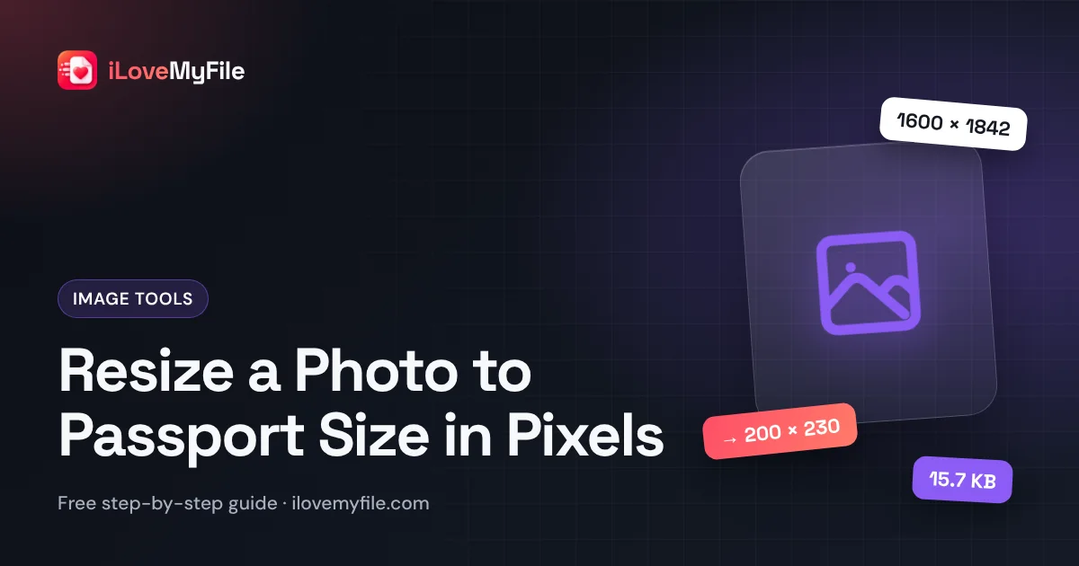 Guide cover: resizing a 1600 × 1842 pixel photo to 200 × 230 pixels for a form